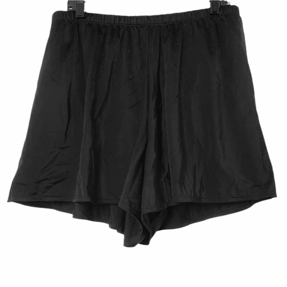 Swim365 Black Swim Shorts Pull On Swimsuit Bottoms‎ Women's Plus Size 20